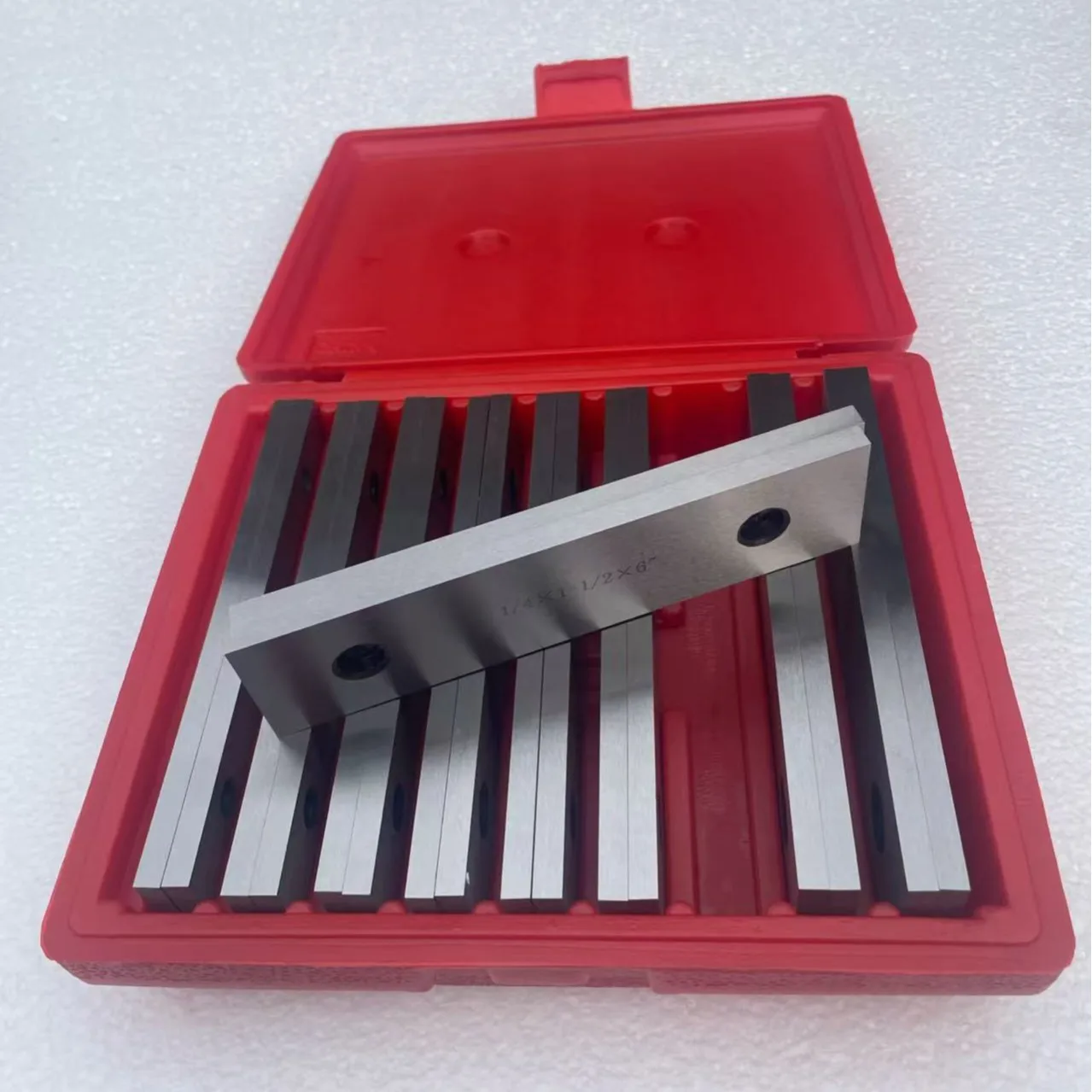 TEBAK Machine Tools 1/2 Inch Thickness Steel Parallel Sets Rectangular Metal Parallel Block