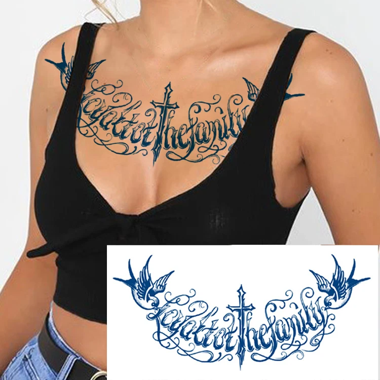 5 Temporäre Tattoos Für Männer & Jungen – Wasserfest, Hält 1–2 Wochen