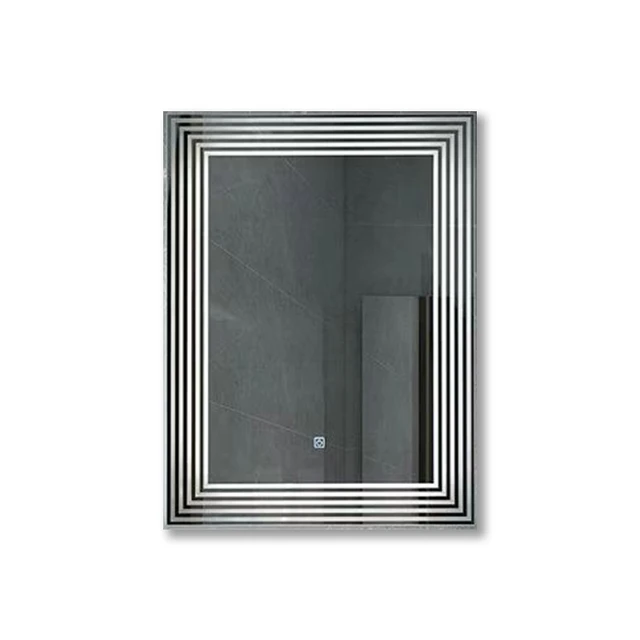 Quality Assure Modern Style Shower Room Waterpoof Rectangular Wall Mirror with Led Lights Smart Mirror