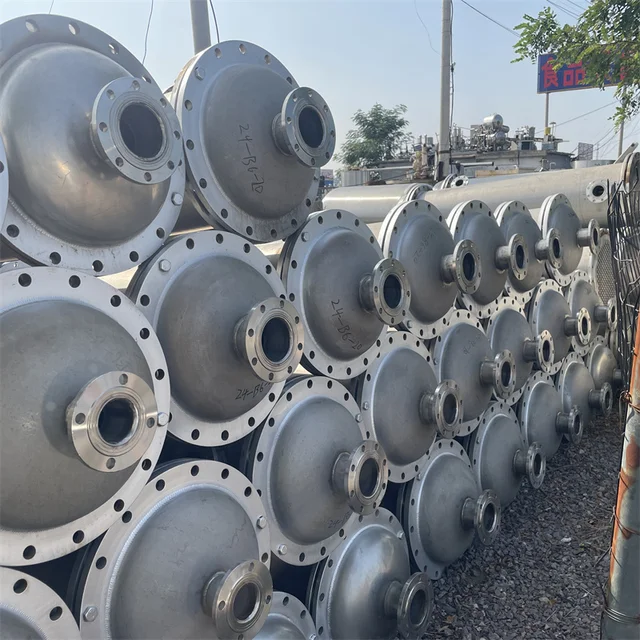 Second-hand tubular industrial condenser, 50 square meters cooling equipment
