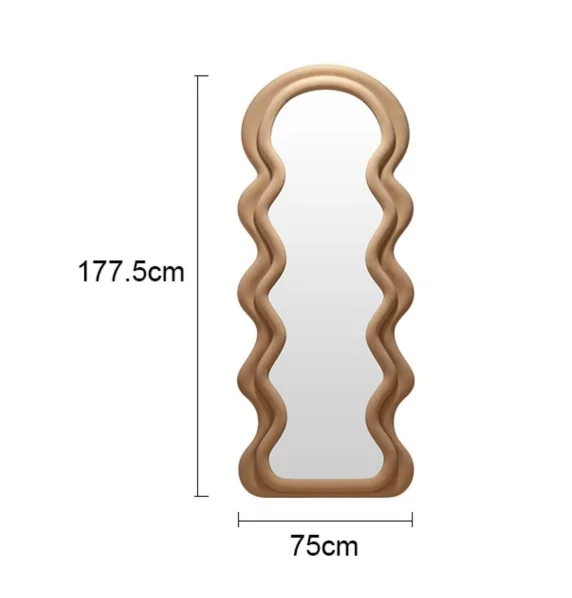 Floor Full Length Vanity Mirror Led Light Large Size Floor Standing