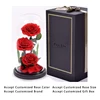 3 rose di vetro