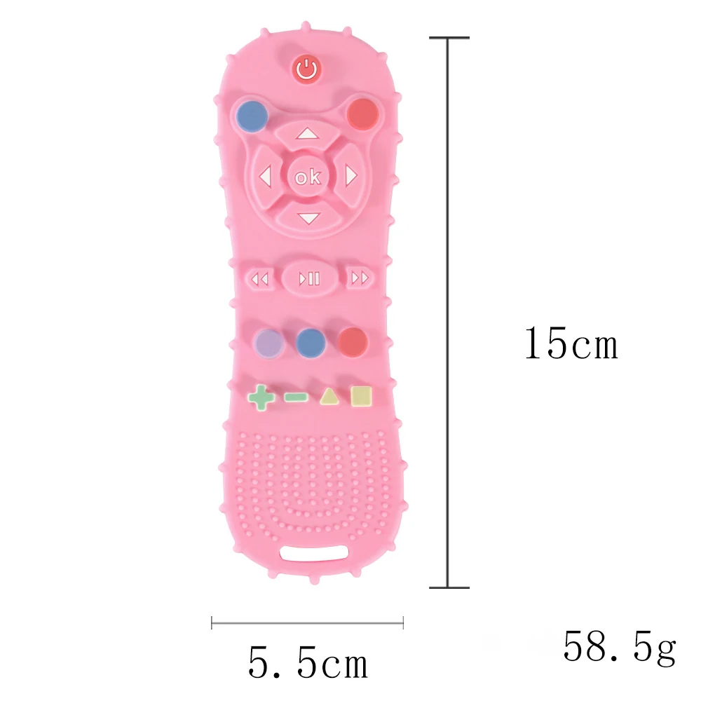 Usine en gros Jouets sensoriels Doux Tétine en silicone en forme d'anneau pour bébé Jouet pour les dents 6-18 mois