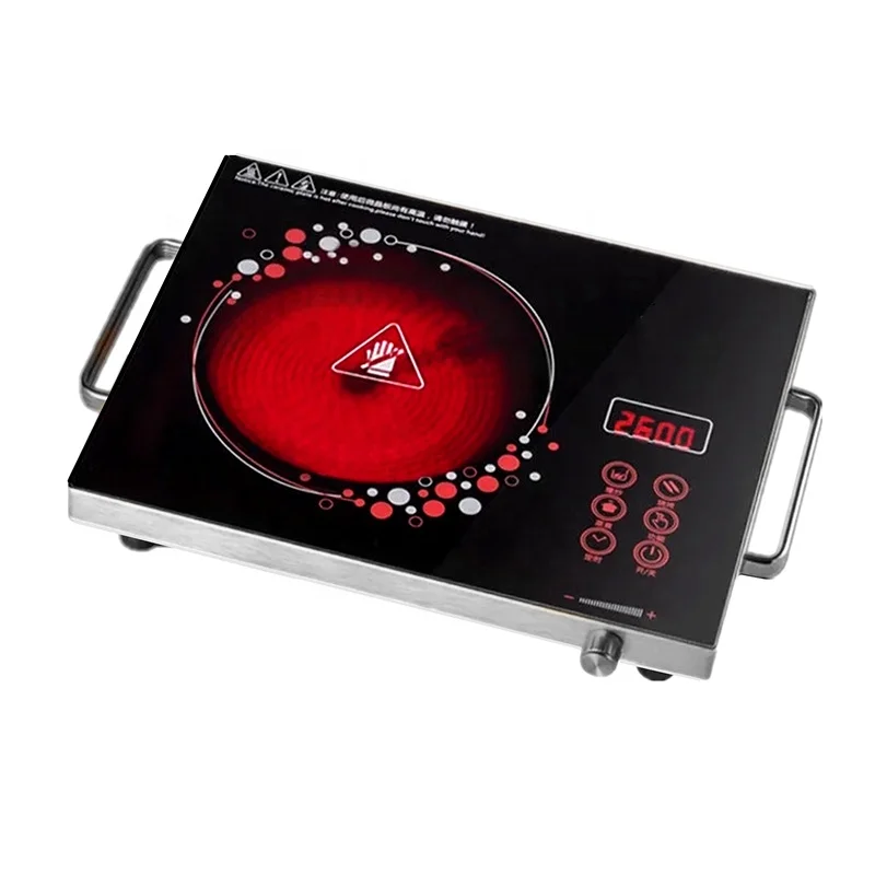 220V 2200W Portable Induction Cooktop Burner Countertop Cooker Hot Pot  Stove NEW