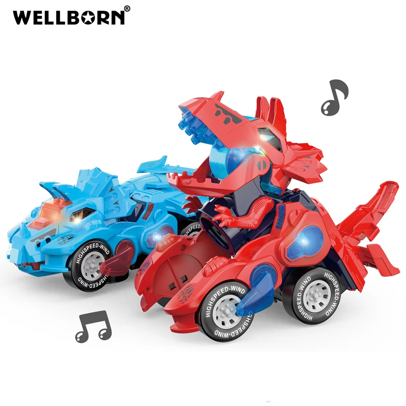 Электронный драм-Слон с музыкой и световой батареей