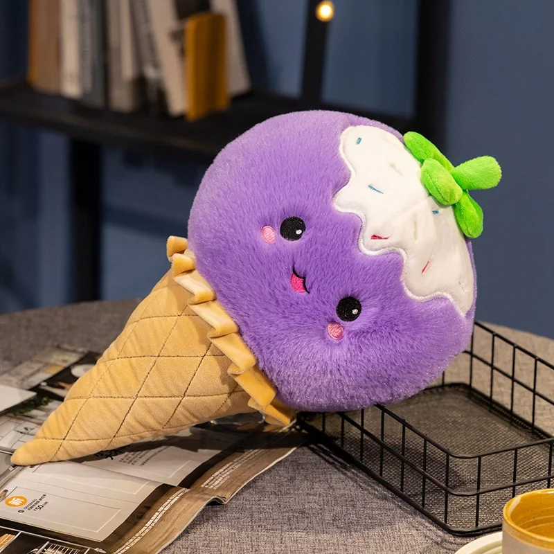 Ice Cream Cone Plush Toys - Cute and Soft Stuffed Dolls