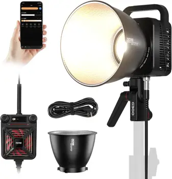 ZHIYUN MOLUS G300 300W COB Bi-Color LED Video Light, Bowens Mount, 500W MAX Extreme Mode, App Control, Ultra Quiet