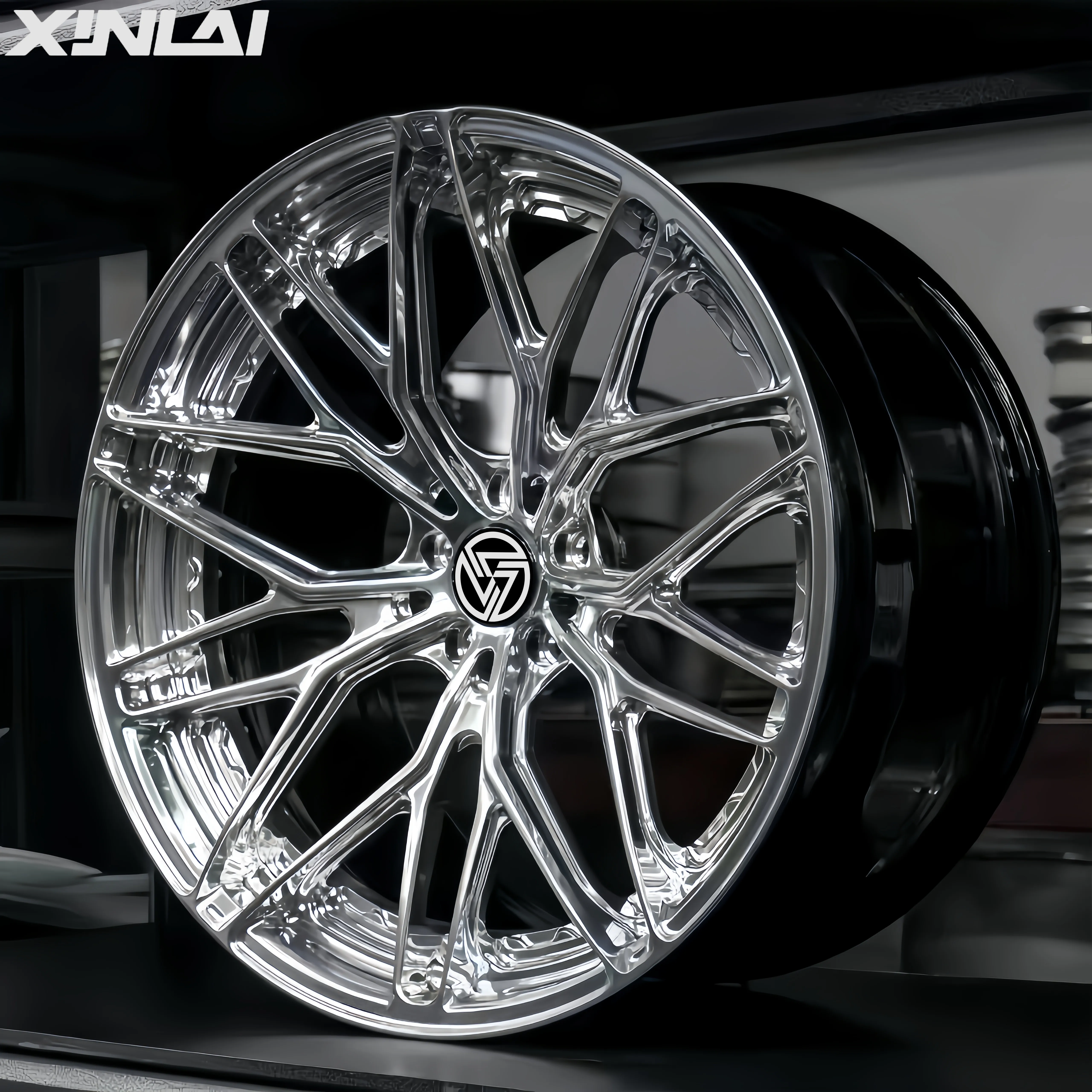 XL Custom Deep Concave Design 5x112/114.3/120 19 - 22Inch 1/2 Piece Rims Racing Car Forged Wheels for Luxury Car - Image 1
