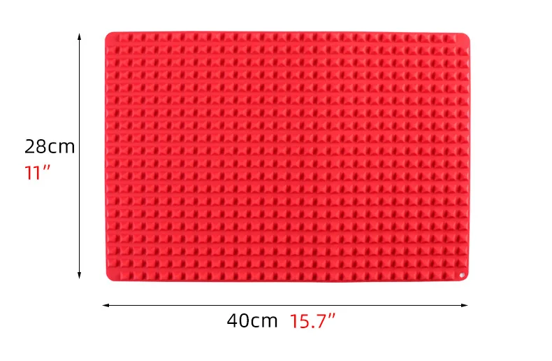 Silicone Pyramid Grilled Chicken Mat Oil Sealer Baking Mat for Outdoor BBQ Oven Baking Cookie Bread Cooking Tool manufacture