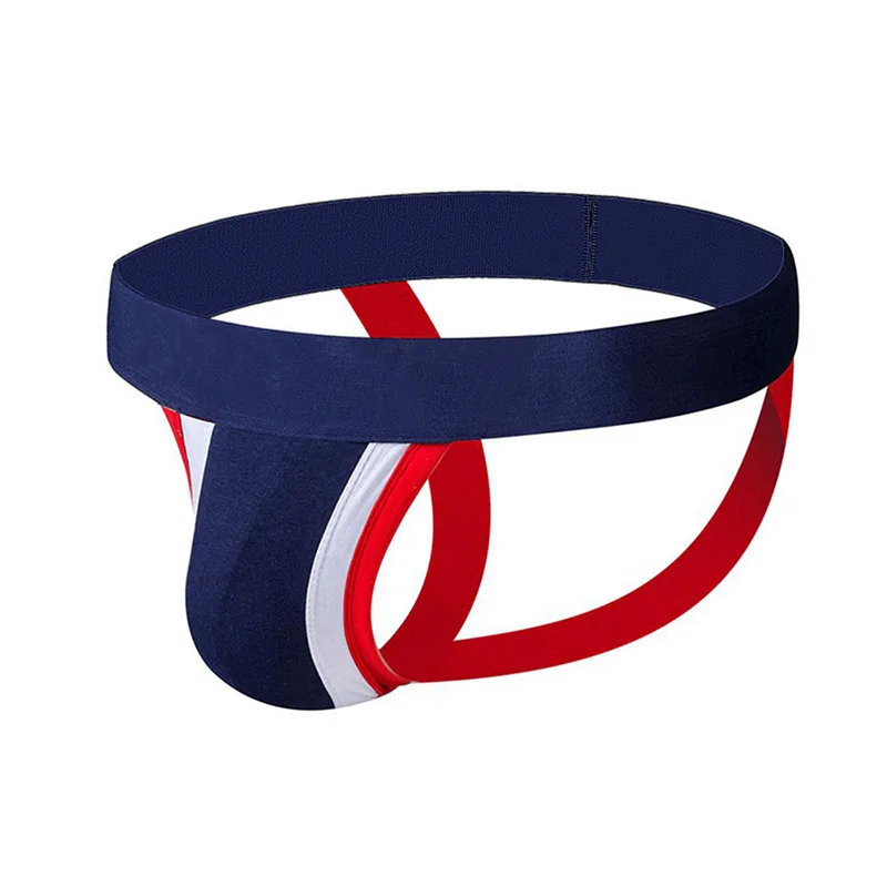 OEM Sexy Men  Underwear Manufacturer Athletic Supporter Cotton Spandex Breathable Comfortable Soft Performance Jockstrap