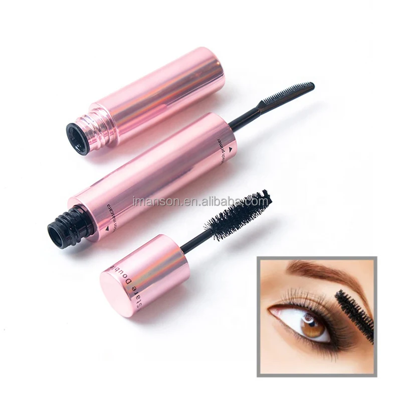 2 in 1 Eyes Makeup Dual Mascara Two Functions Color Dyeing Eyebrow Tinting Lashes Volumizing Liquid Double End Mascara