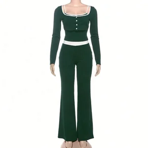 Dropshipping Wholesale 2026 Jogging Wear 3 Piece Fitness Fall Winter Tracksuit Women's Pants Set