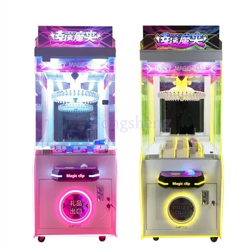 New Arrival Toy Clip Machine Gifts Vending Magic For Fun Plush Toy Game Clip Machines Prize Cutting Automatic Gift Game Machine