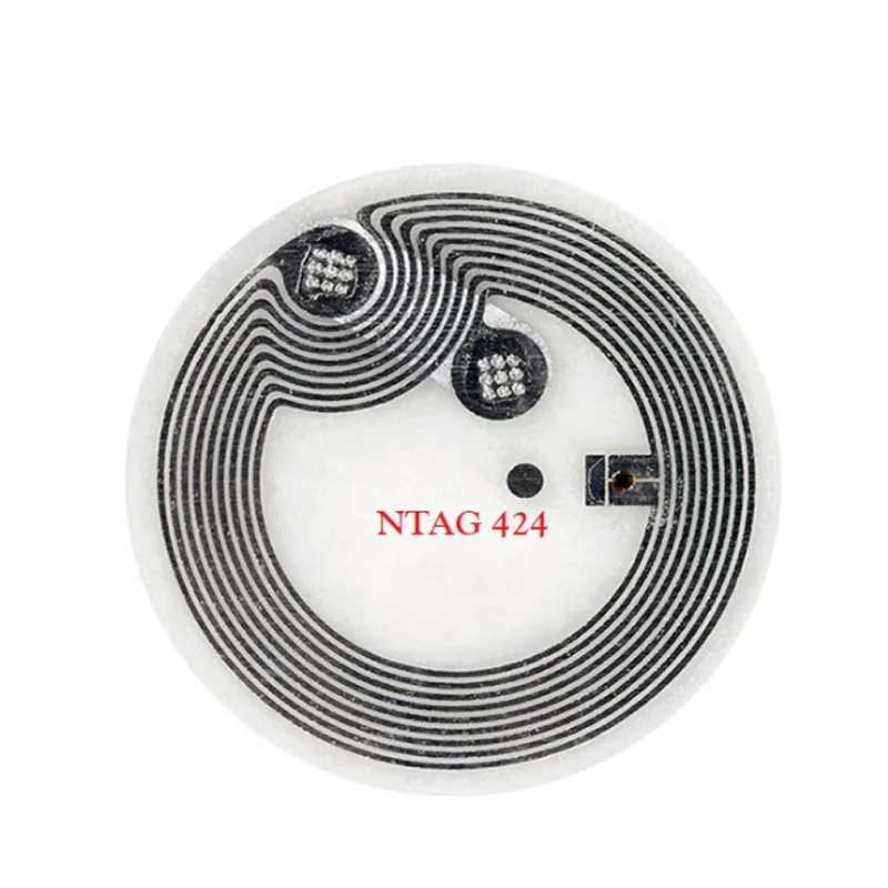 424 DNA Disposable RFID Label  Anti Counterfeiting Tamper Proof NFC Tag
