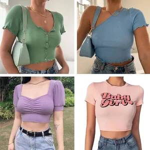 Clearance Casual Dress  Women's Clothes Wholesale Casual Dresses T-shirts Mixed Packaging Random Delivery Stock Clothing