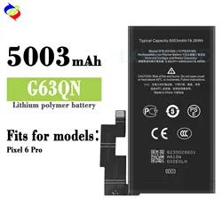 Batterie De Remplacement Google Pixel 6 Pro - 5003mAh - Compatible G63QN - Qualité Premium, Sécurité Certifiée CE/RoHS - 7