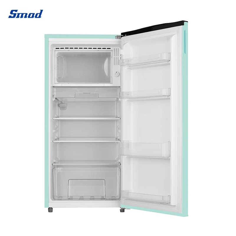 Холодильник в стиле ретро однодверный вертикальный ретро-холодильник с морозильной камерой