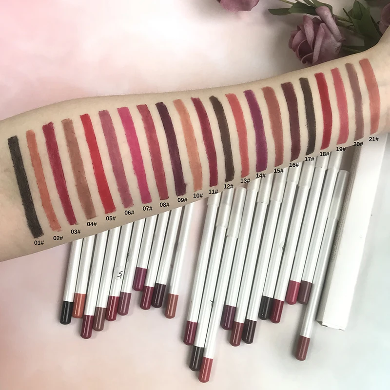 Подводка для губ под заказ, фирменная марка, кремовые губки, поставщик, водостойкая, шоколадно-Кремовая Губная губка, карандаш, веганская губка