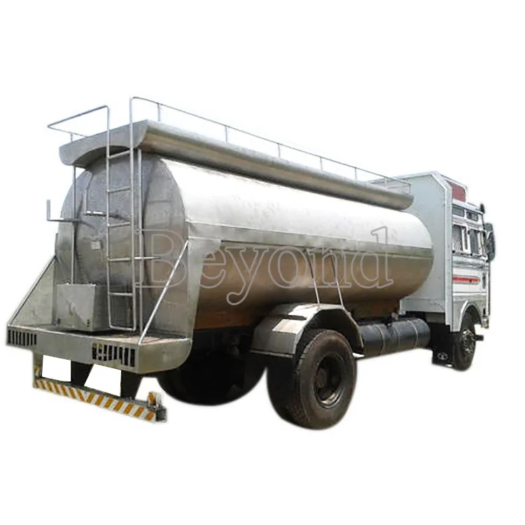 Milk Transporting Tank On Truck, High Quality Milk Tank Loaded On Truck,Tan...