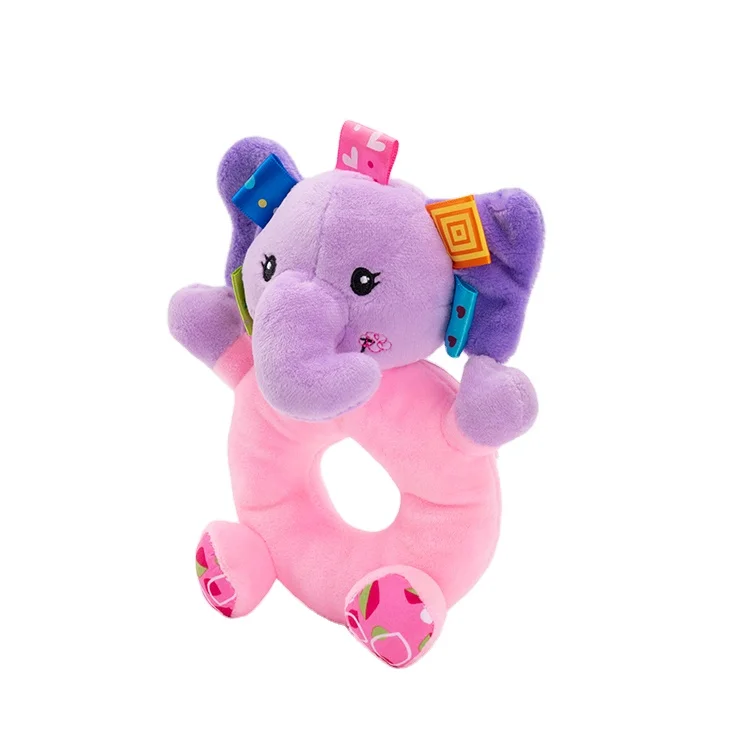 Sozzy слон розовые мягкие животные игрушки Погремушки Детские Прорезыватели для зубов другие игрушки животные