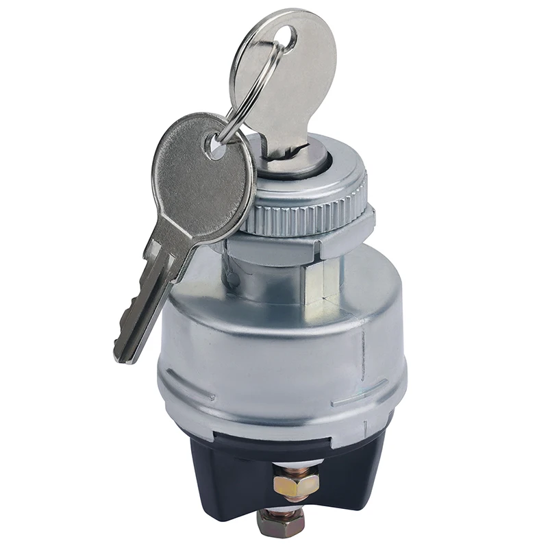 Interrupteur D'Allumage 12V DIYoung - Commutateur Démarrage Avec Clé Pour Voiture, Moto, Tracteur