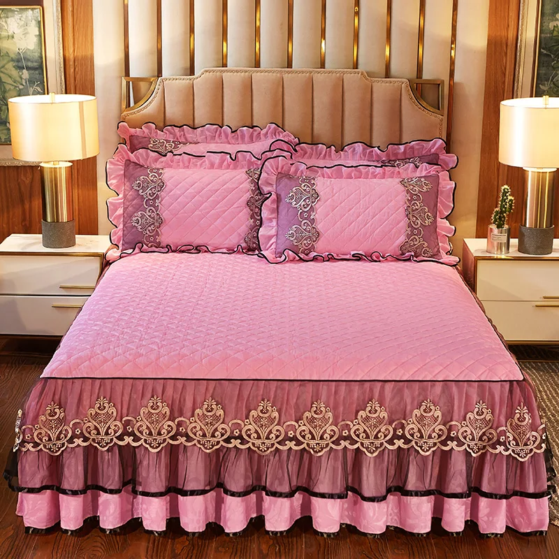 Стеганая стеганая покрывало из хлопка с объемным принтом в американском стиле