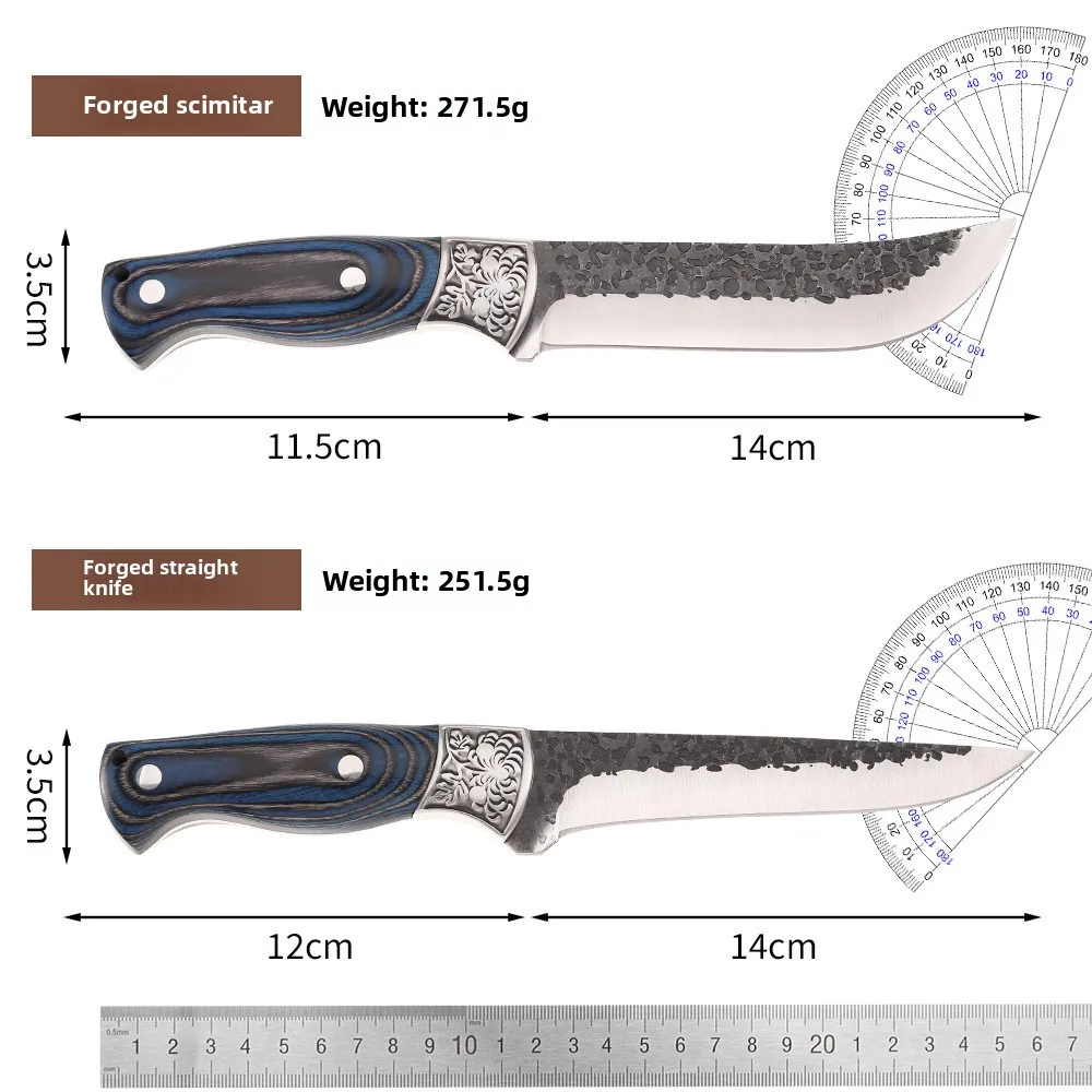 Hand-Forged Stainless Steel Butchering & Deboning Knife Home Outdoor Camping Fish Killin aperçu 5