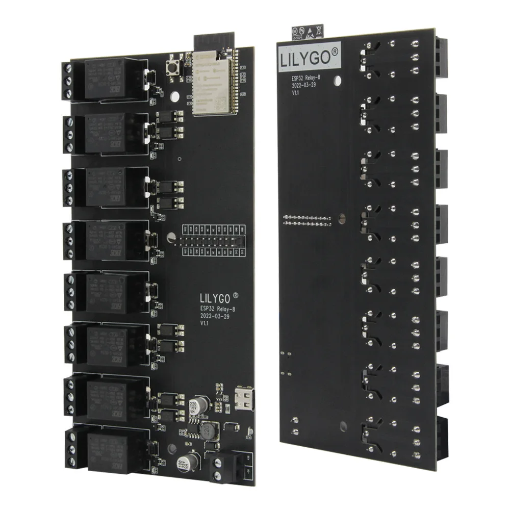 T-relay Esp32 5v Relay Module 8 Channel With Optocoupler Isolation ...
