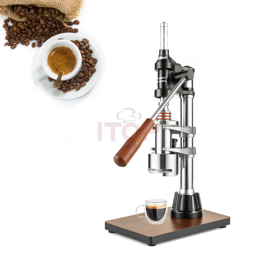 Lever Pull Manual Stainless Steel Espresso Coffee Machine Italian