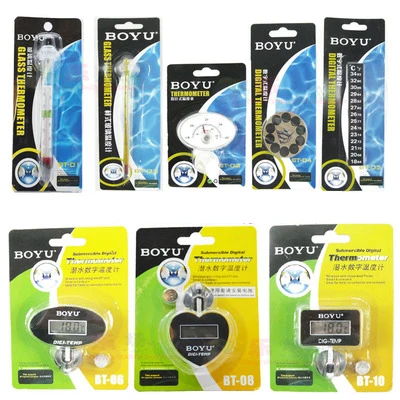 Boyu Submersible Digital Thermometer for Aquariums and Reptile Tanks