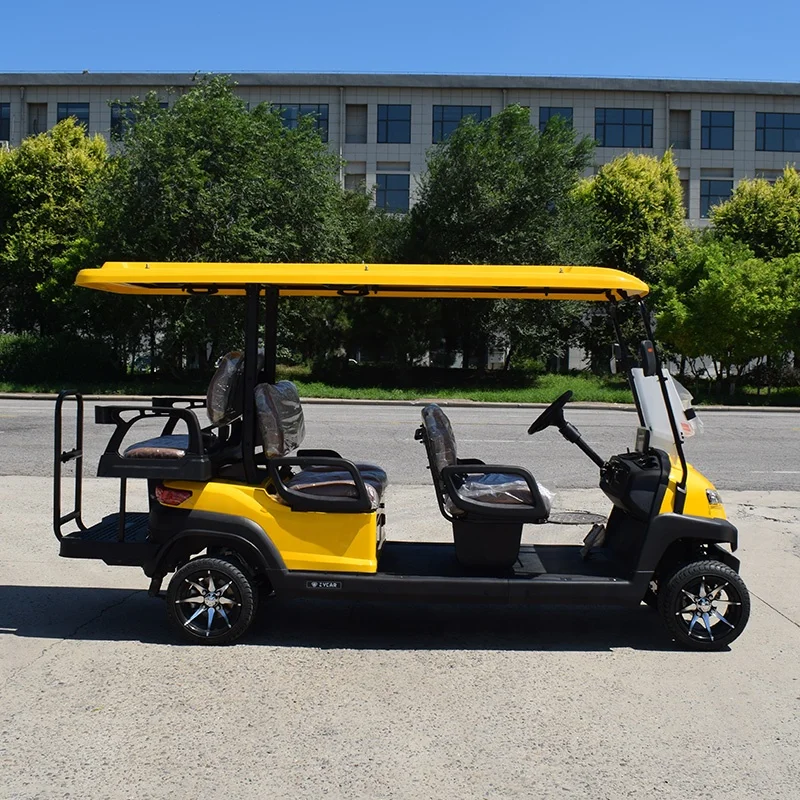 Factory 6 Seat 48V Electric Golf Cart with CE China Customized Prices Electric Golf Car Off Road Accessories 5 - 6