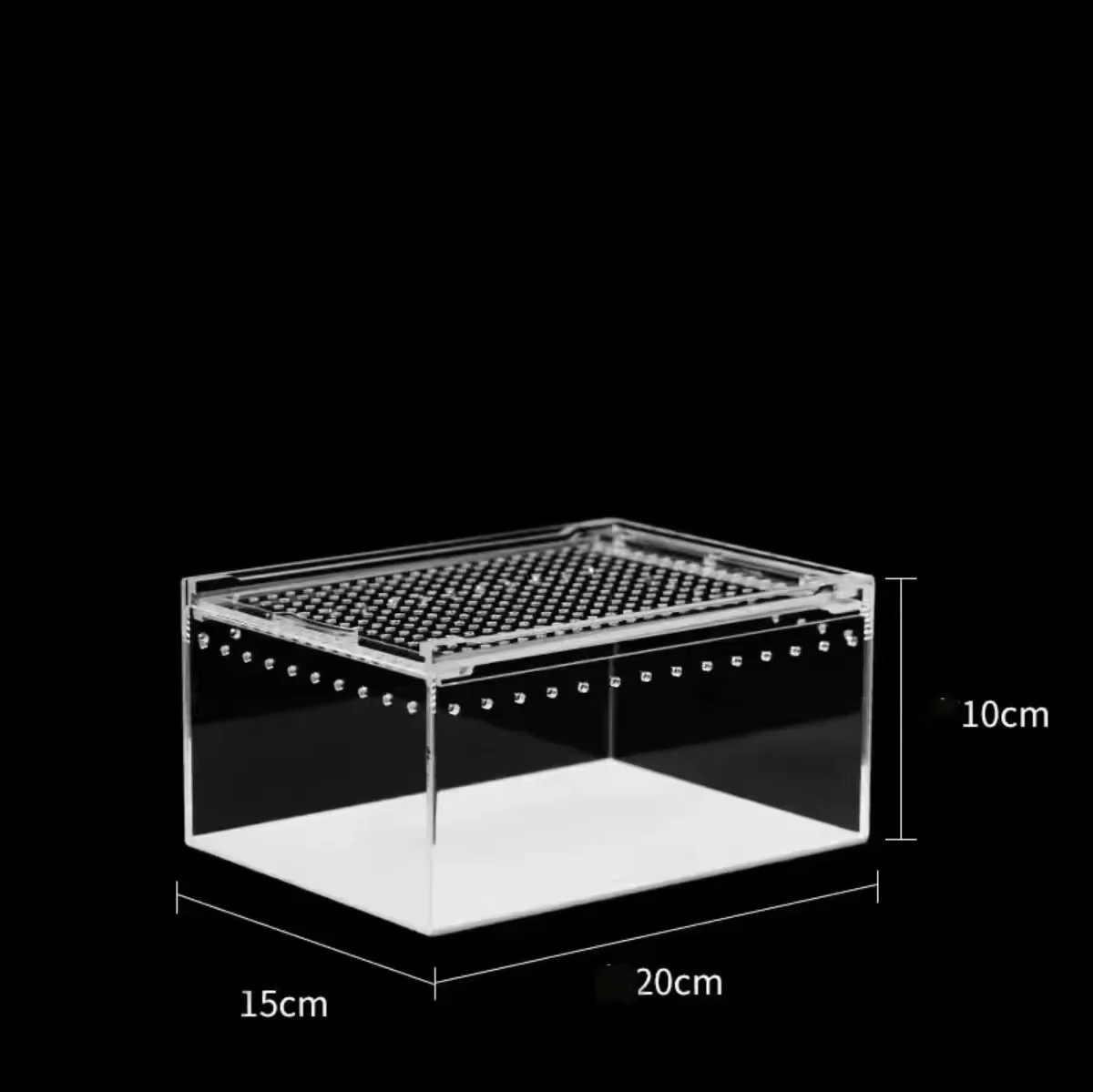磁気アクリル爬虫類飼育ケース - 防水で掃除が簡単な繁殖ボックス