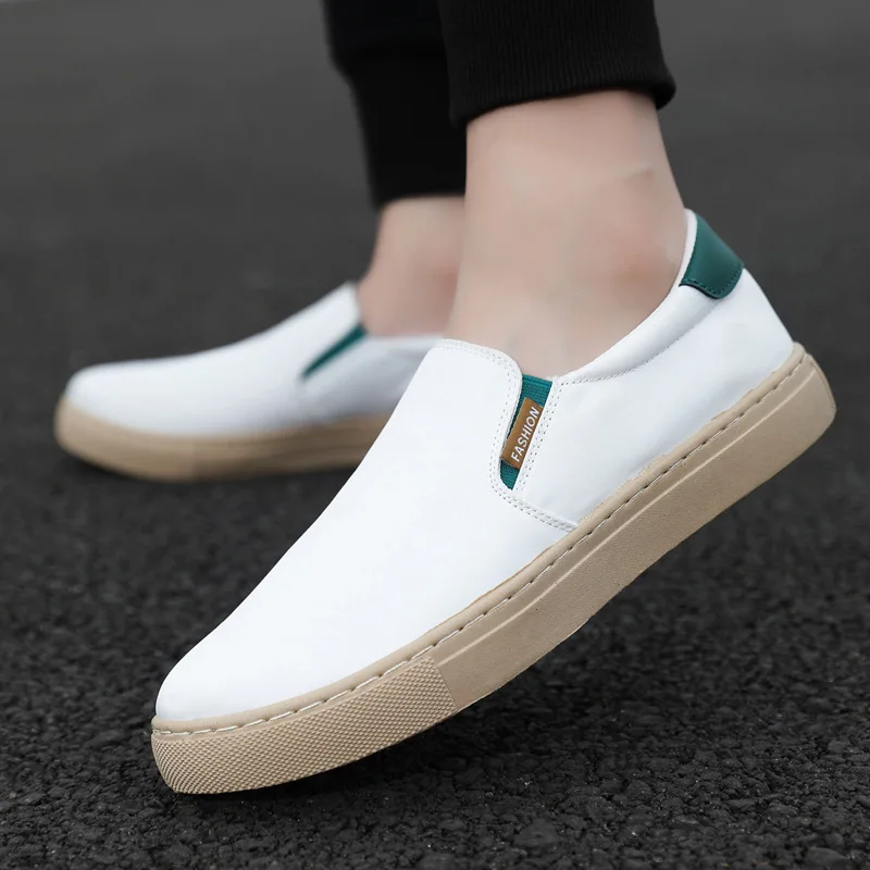 2025 New Price Hot Selling Men's Casual Walking Style Shoes Lazy Slip-on  Sneakers Soft Breathable Canvas Soft Soled Cloth Shoes