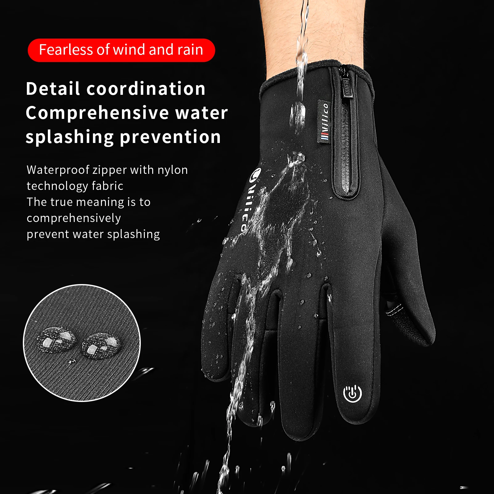 Водонепроницаемые Зимние перчатки для рыбалки