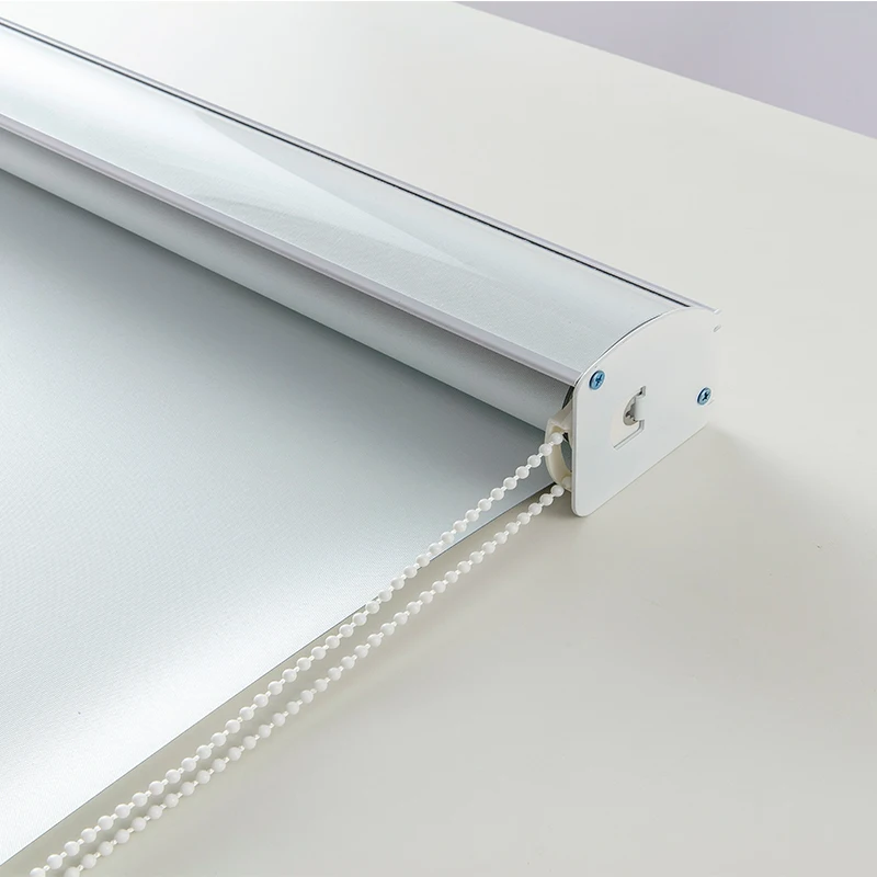 Smart Blinds Black Out Motorized Automatic With Battery Operated Smart Wifi Roller Fabric Blinds for Windows Shades