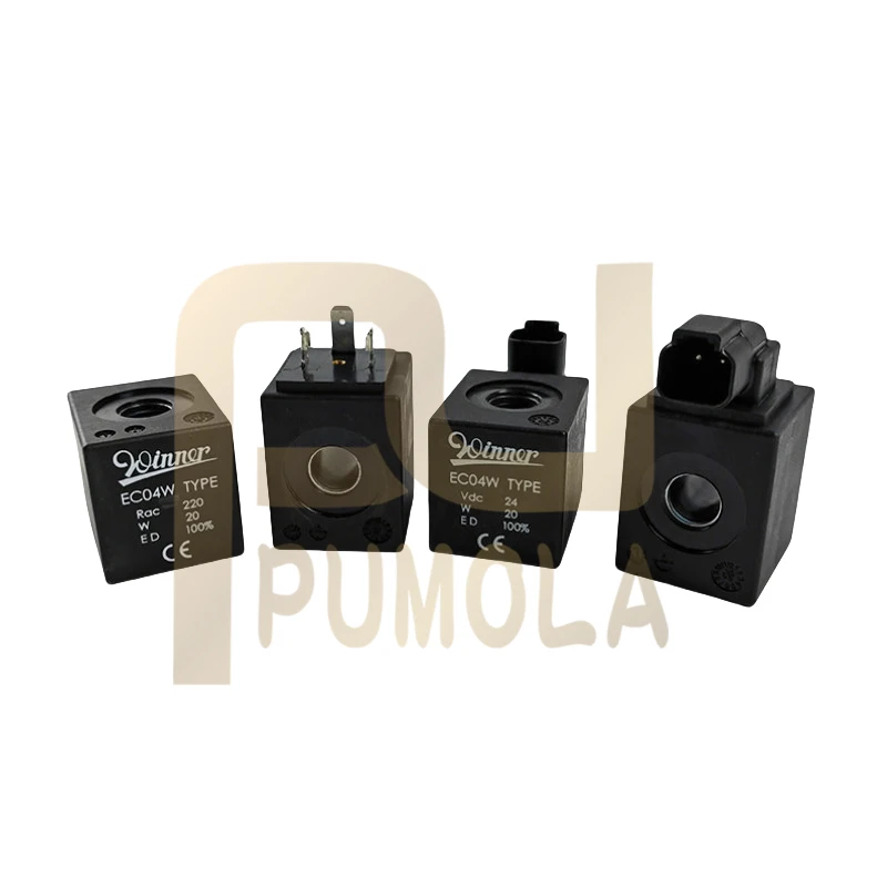 WINNER SOLENOID Valve Coil EC04W TYPE 12VDC 24VDC 26VDC 28VDC 110VAC 220VAC