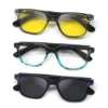 Cyan Gradient Frame, Clear Lens