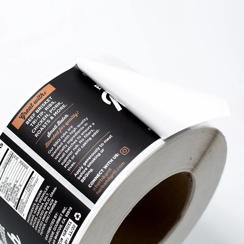 Custom Waterproof Labels Digital Printing Vinyl Stickers Labels for Honey Jars , Private Bee Honey Jar Label Sticker