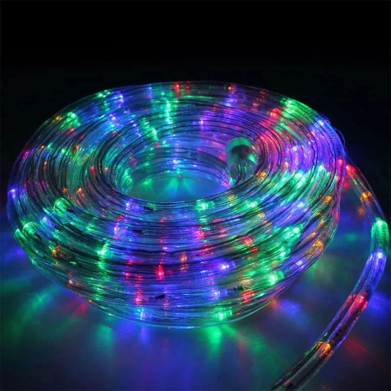 LDEロープライト 100メートル LEDロープライト屋外100m50メートルプロモーションプラスチック