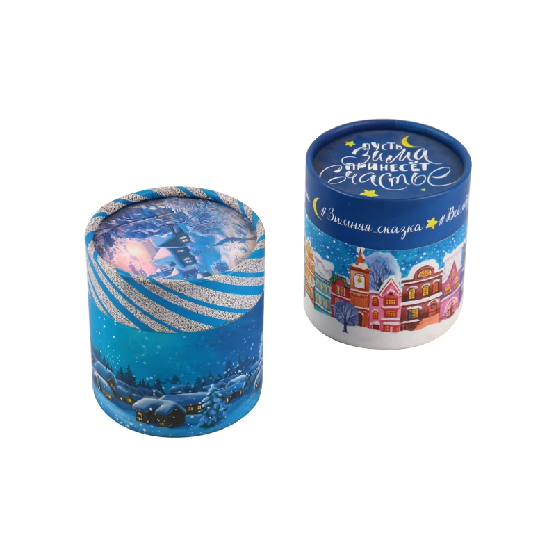 Custom Rounded Paper Tubes High Quality Sponge Lined Perfume Packaging Personalized Colorful Matt Lamination Recyclable