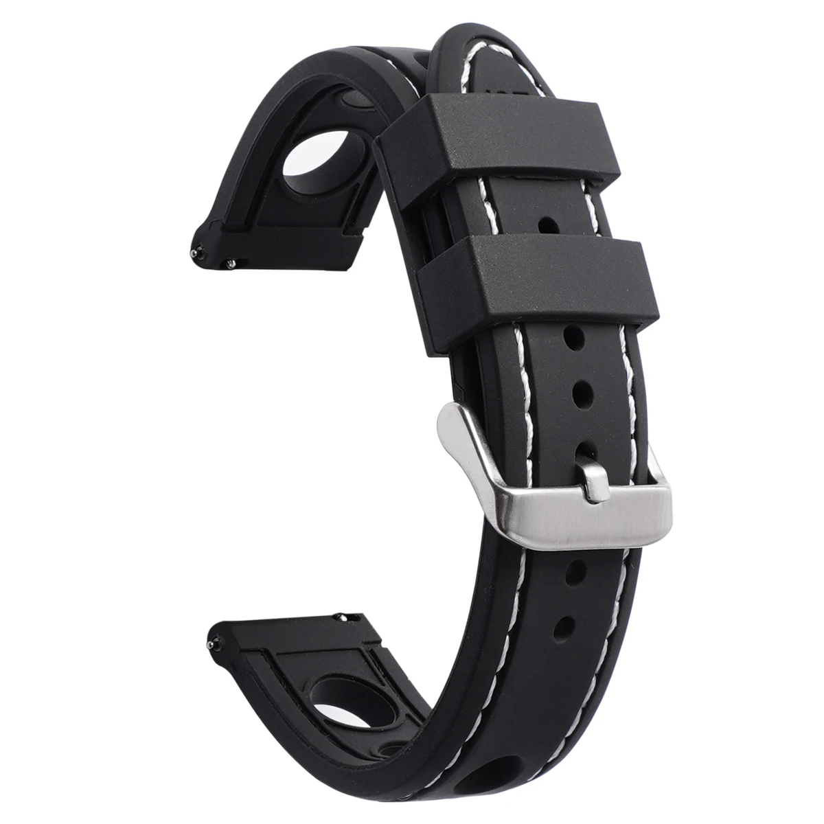 Bracelet De Montre En Silicone/résine Pour Withings - Style Rallye, Neuf Avec étiquettes, Fabriqué En Grèce