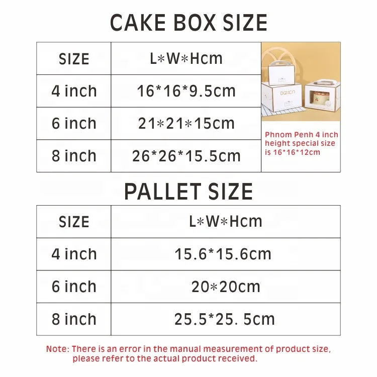 6 Cup Cake Box 30x20x8 cms