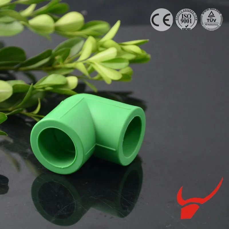 PPR Raw Material Different Type Ppr Pipe and Fitting Made in China High Quality Ppr 90 Degree Equal Bend
