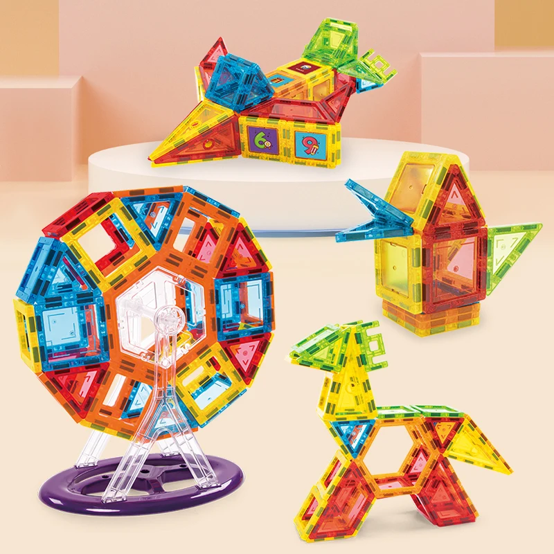 Magnetic Tiles Constructor Magnetico Wholesale Magic Magnet Toy