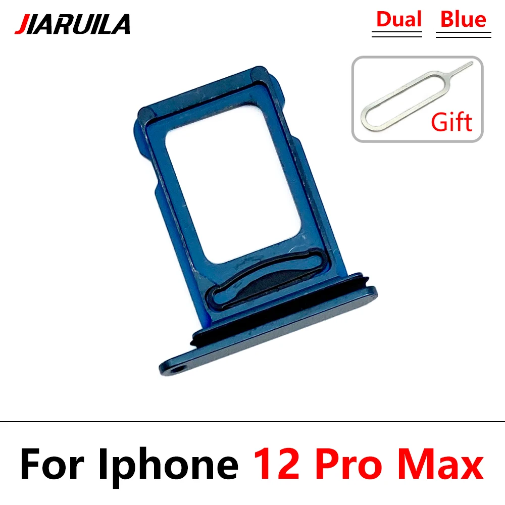 Dual SIM Card Tray For IPhone 12 – Multi-Color Replacement Holder Slot Jacket – UK Stock
