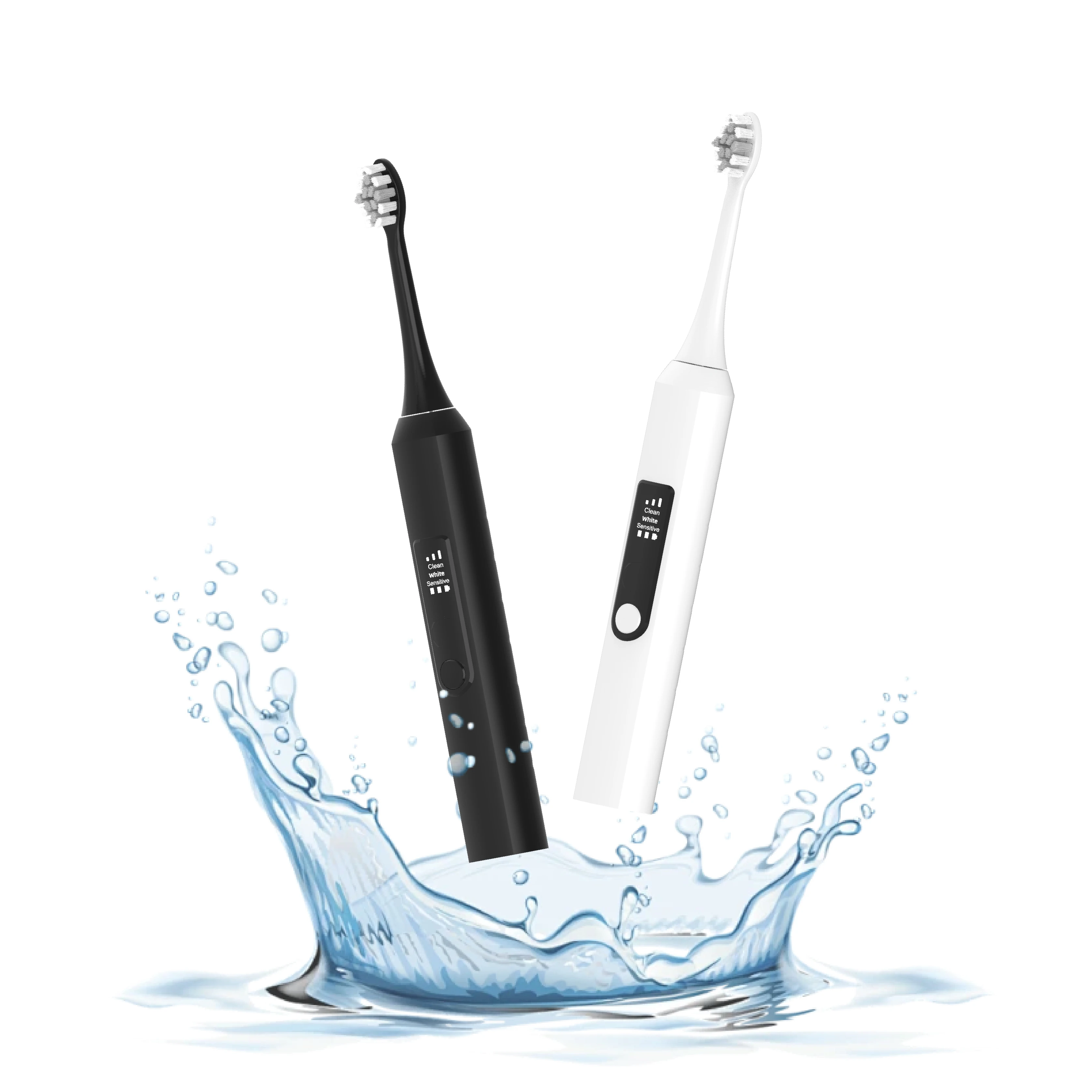 IPX7 Waterproof High Quality Ultra Sonic Super Wireless Adult Electr Sonic Toothbrush manufacture