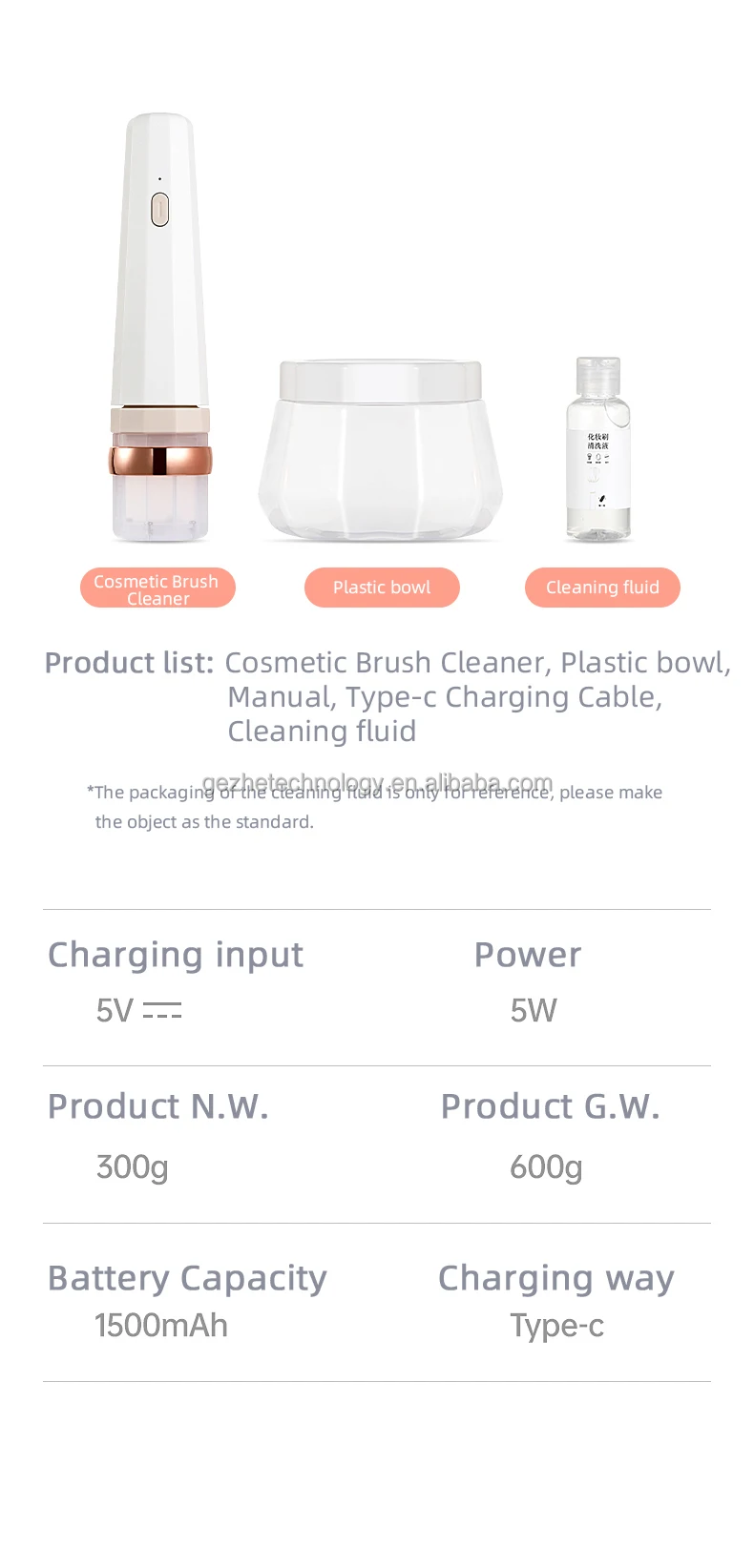 Automatic Brushes Makeup Brush Cleaner And Dryer Machine Custom