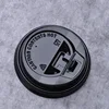 Black Flip Lid