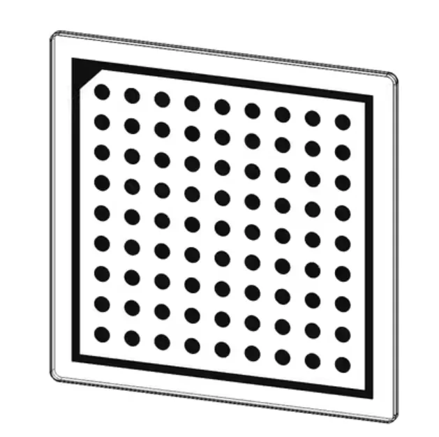 Machine Vision Halcon Circle Grid Calibration Board Opencv Calibration Target Optical Glass ±1um ±1-2um Ceramics Material ±2-3um