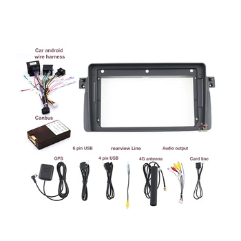 Ai jia For 1999-2005 BMW E46 9inch universal android multimedia player audio installation plastic fascia panel Car frame